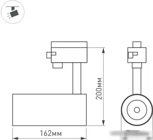 Трековый светильник Arlight LGD-ZEUS-4TR-R88-20W Warm3000 024605(1) – фото товара