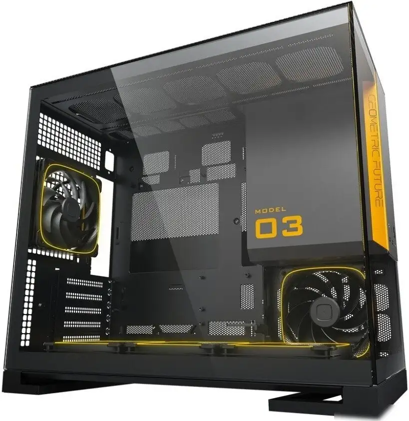 Корпус Geometric Future Model 3 5FAN (черный/серый) – фото товара