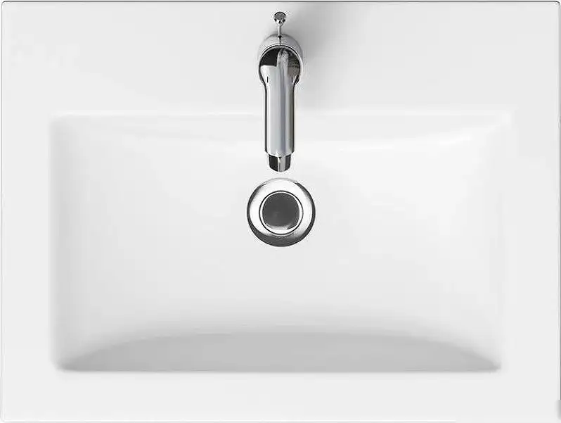 Runo Тумба с умывальником Runo Стокгольм 60 + Como 60 (подвесная) – фото товара