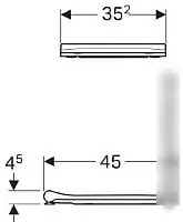 Сиденье для унитаза Geberit Smyle Square 500.239.01.1 – фото товара