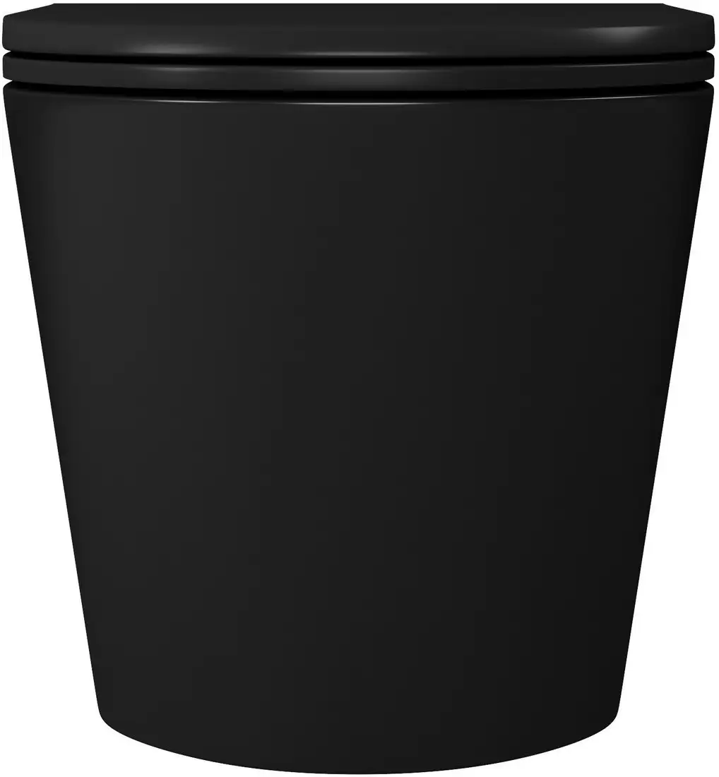 Унитаз подвесной D&K Venice DT1026025 (черный, сиденье микролифт) - фото товара