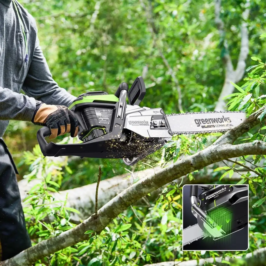 Аккумуляторная пила Greenworks OCS600 2009607 (без АКБ) – фото товара