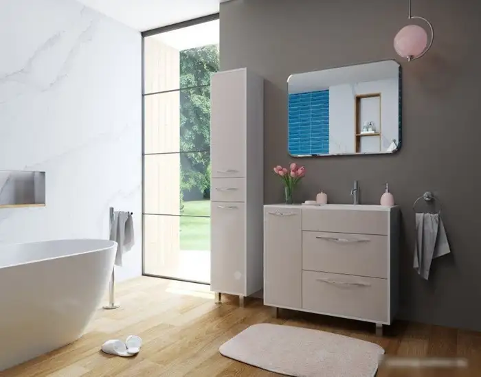 Эстет Шкаф-пенал Barcelona R 35x35x200 ФР-00003591 – фото товара