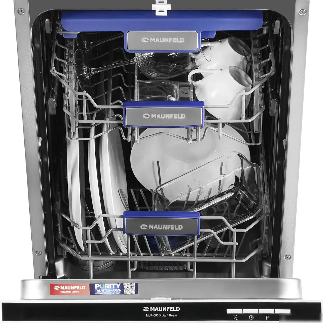 Встраиваемая посудомоечная машина MAUNFELD MLP-083D Light Beam - фото товара