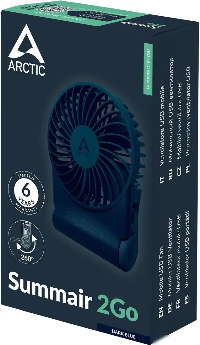 Вентилятор Arctic Summair 2Go AEBRZ00028A (dark blue) - фото товара