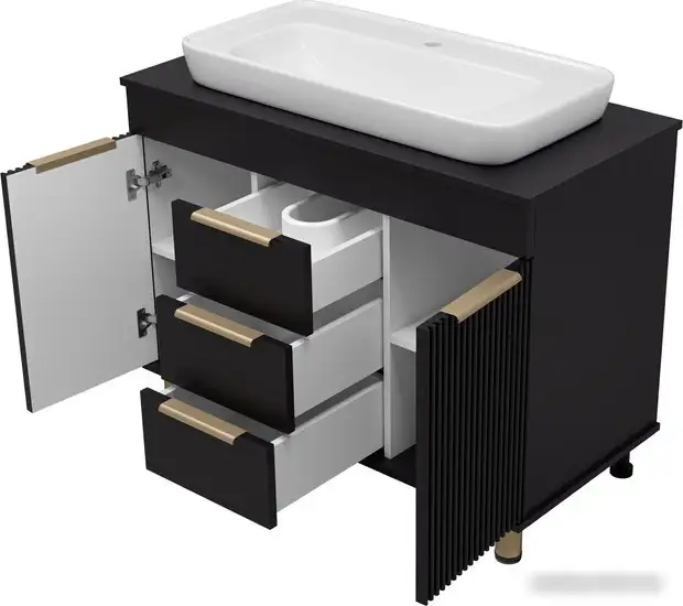 Brevita Тумба под умывальник Enfida 100 ENF-06100-0243Я – фото товара