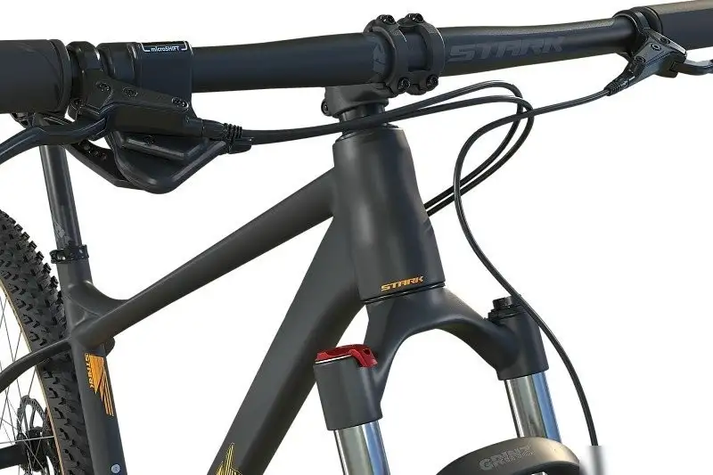 Велосипед Stark Hunter 29.3 HD р.21 2025 HQ-0017821 (черный матовый/теплый желтый, разобранный) – фото товара