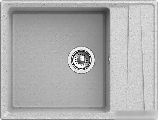 Кухонная мойка GranFest GF-LV-660L (серый) - фото товара