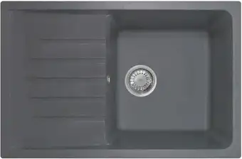 Кухонная мойка Granrus GR-750 (антрацит) - изображение в каталоге