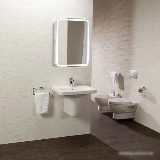 Silver Mirrors Шкаф с зеркалом Фиджи flip 50x75 LED-00002471 – фото товара