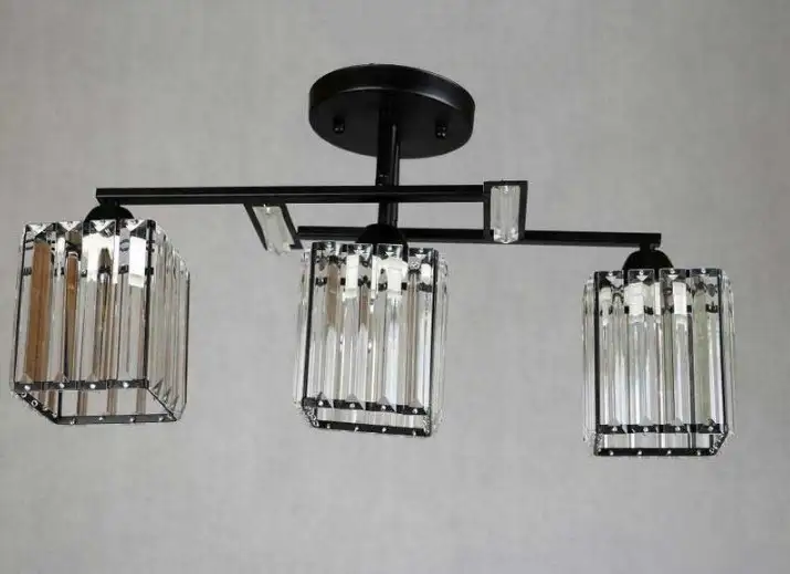 Люстра средней высоты Mirastyle BL-14664/3 BK