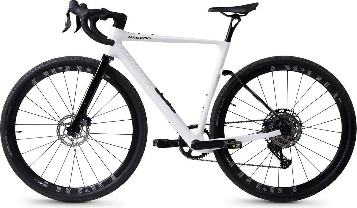 Велосипед Maxiscoo Gravel 9BIKE Ultra 700C GL950 2026 MSC-G9U-2901-55 (белый, разобранный) – фото товара