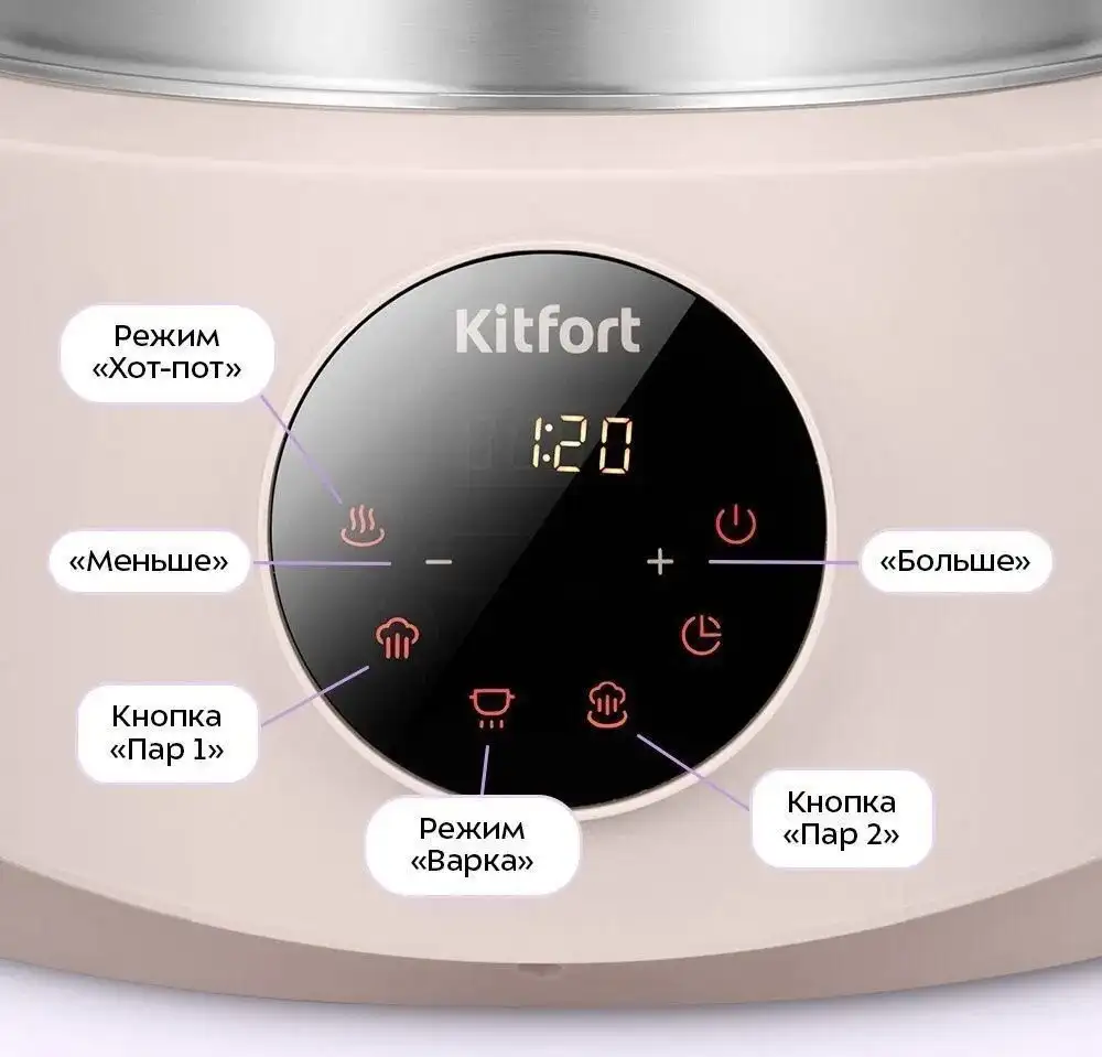 Пароварка Kitfort KT-9928 – фото товара