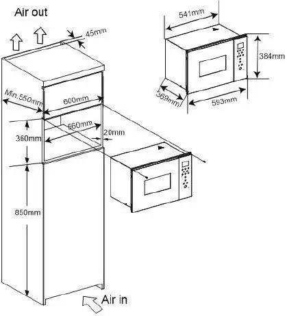 Микроволновая печь ZorG MIO256 S black (черный) – фото товара