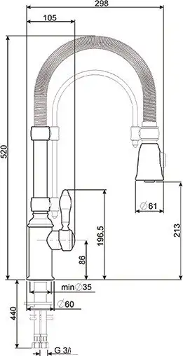 Смеситель Smeg MIDR7O-2 - фото товара