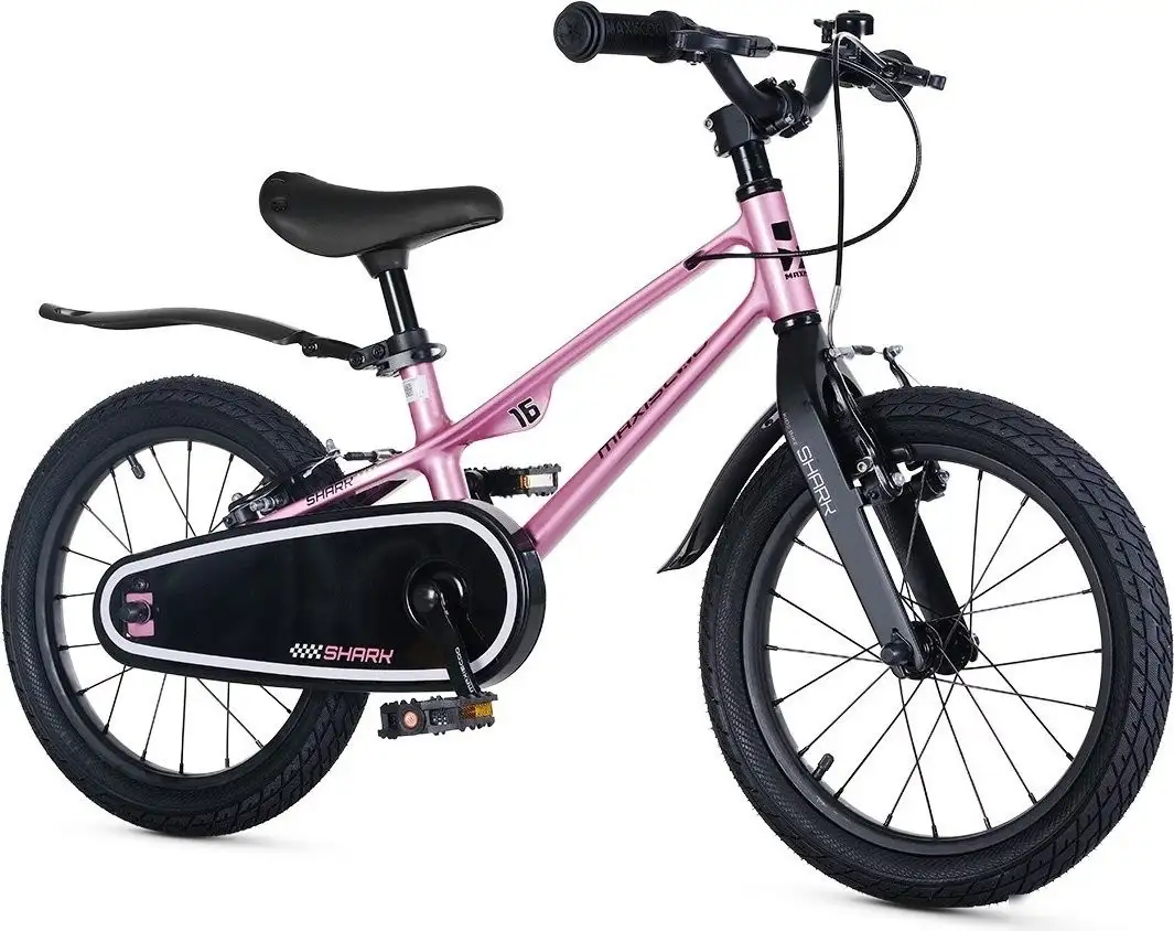 Детский велосипед Maxiscoo Shark Sport 16 2025 MSC-SH1643 (розовый жемчуг, разобранный) – фото товара