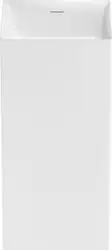 Умывальник Wellsee Pure BY Wellsee 230711000 (отдельностоящий, без отверстия под смеситель, глянцевый белый) - изображение в каталоге