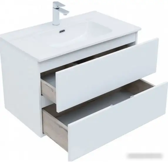 Aquanet Тумба под умывальник Алвита 80 277514 (белый матовый) – фото товара