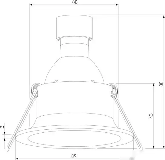 Точечный светильник Elektrostandard 25058/01 GU10 (черный) – фото товара