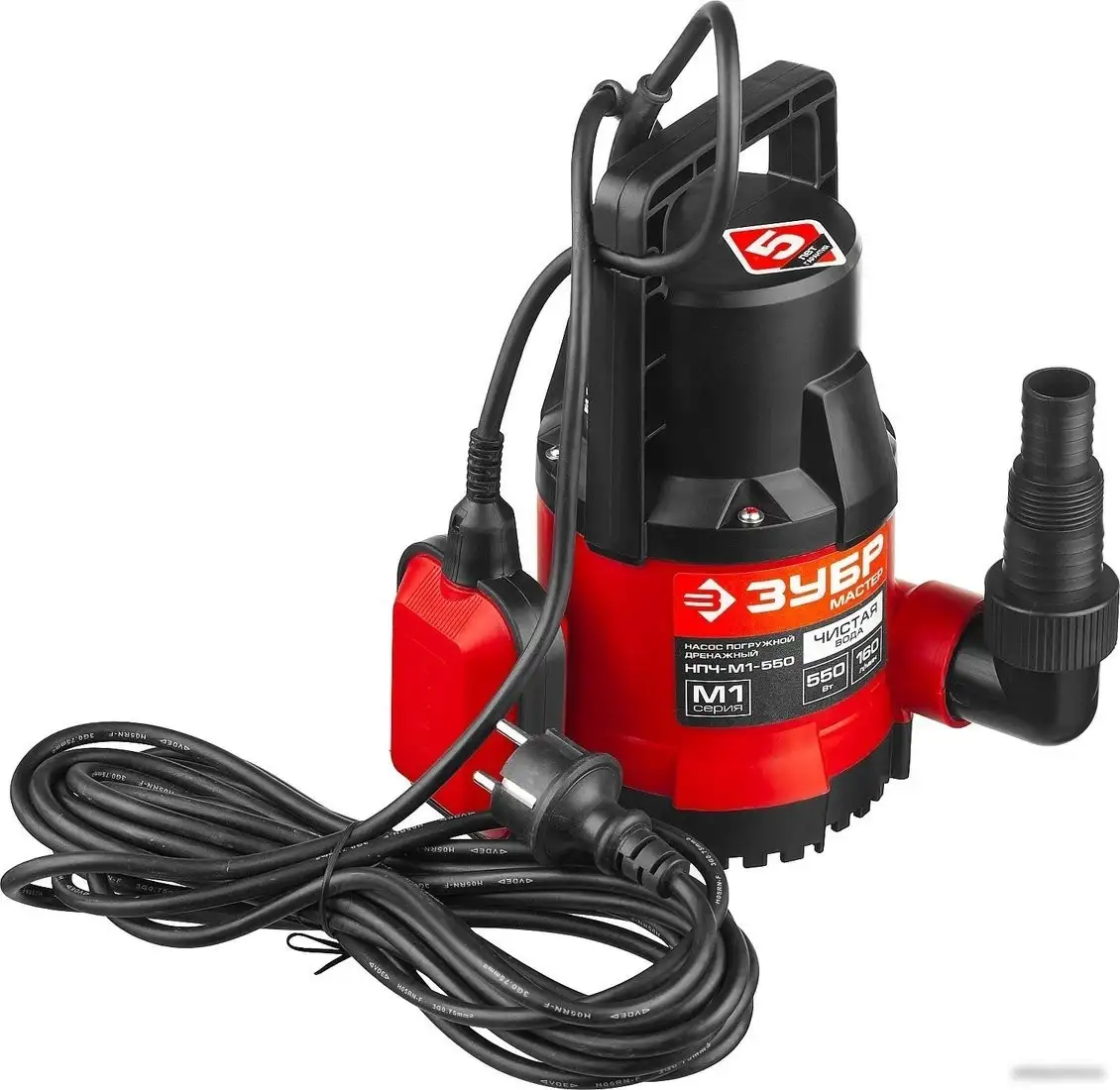 Дренажный насос Зубр Мастер НПЧ-М1-550 - фото товара
