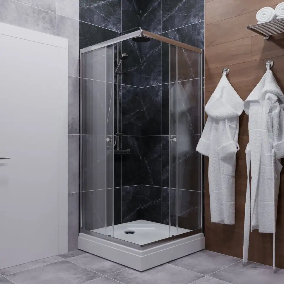 Душевой уголок Triton Вента-Хром-Вельвет 90х90 (с поддоном) - фото товара