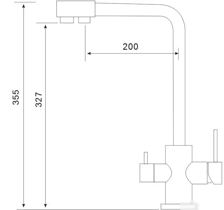 Смеситель Gross Aqua Neosteel GA3121609SS - фото товара