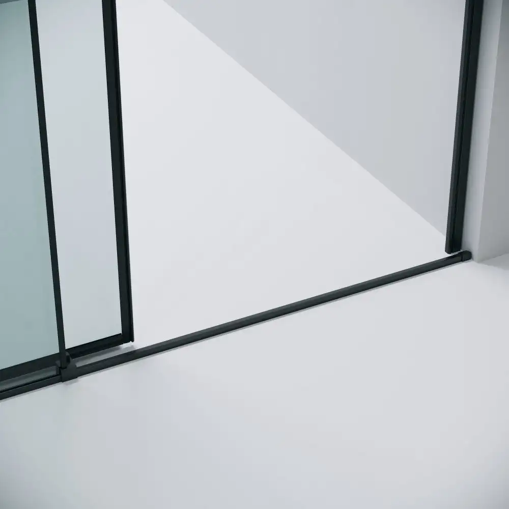 Душевая дверь Grossman Galaxy 100x195 100.K33.01.100.21.00 (черный матовый/стекло прозрачное) - фото товара