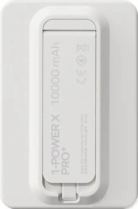 Внешний аккумулятор Momax 1-Power X Pro+ Magnetic Built-In USB-C IP132 10000mAh (белый) – фото товара
