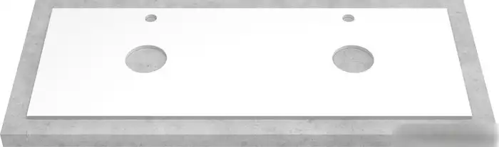 ЗОВ Тумба под умывальник Дион 120 D120LHO0M9003MKV5-KP13W (белый матовый/дуб) – фото товара