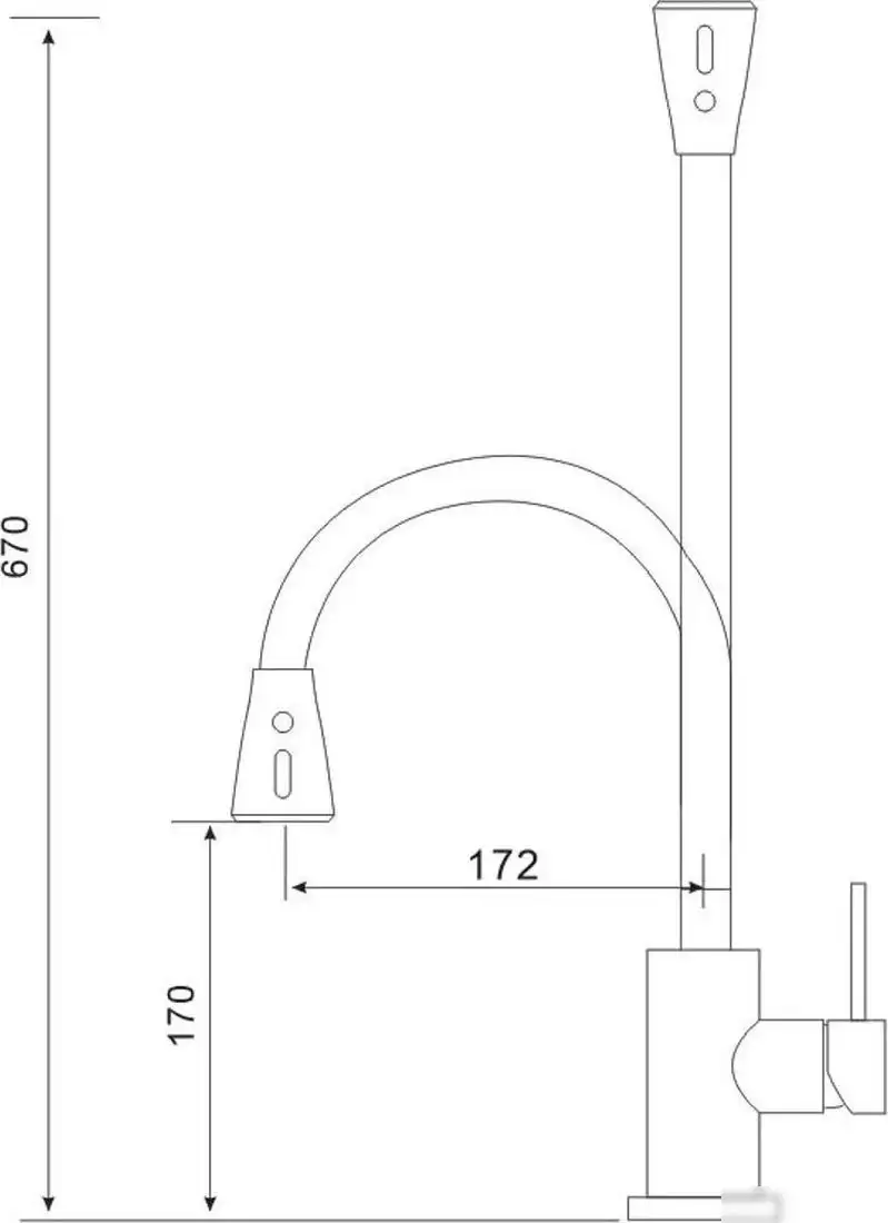 Смеситель Gross Aqua Neosteel 3241609SSG - фото товара