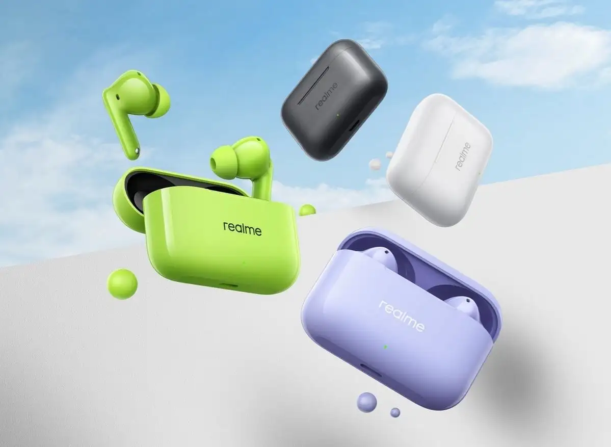 Наушники Realme Buds T200 (белый) – фото товара