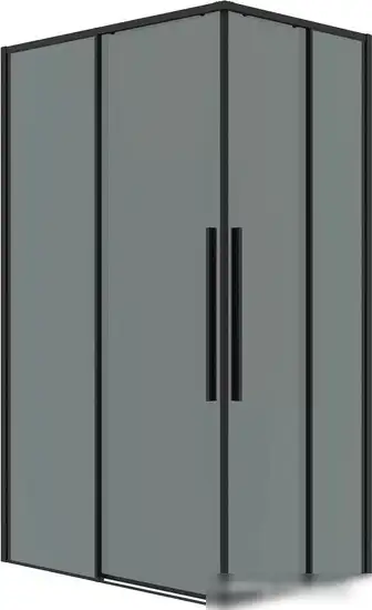 Душевой уголок Grossman Galaxy 110x90x195 300.K33.01.1190.21.10 (черный матовый/тонированное стекло)