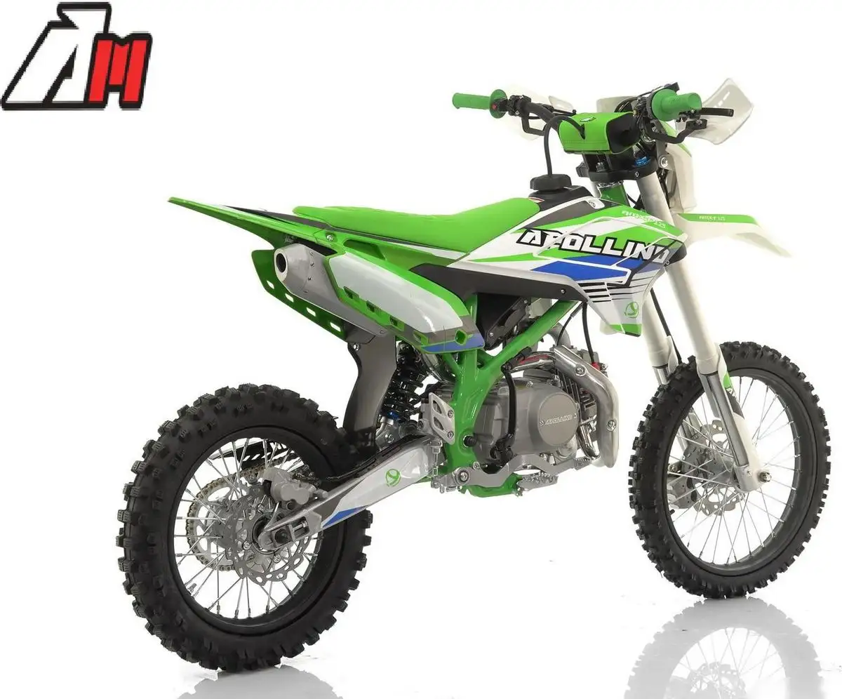 Мотоцикл Apollino AMX-F 125 17/14 (зеленый) – фото товара