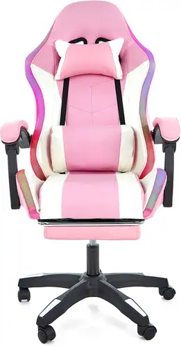 Кресло Jiqiao DG8003 (белый/розовый)