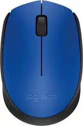 Мышь Logitech M171 Wireless Mouse синий/черный [910-004640]