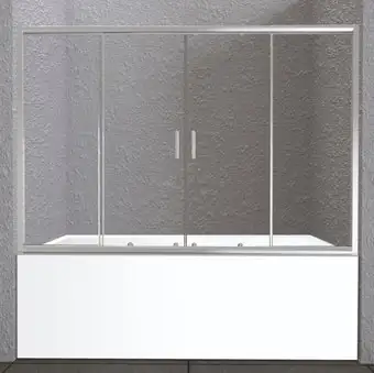 Душевая шторка BelBagno UNIQUE-VF-2-150/180-140-C-Cr