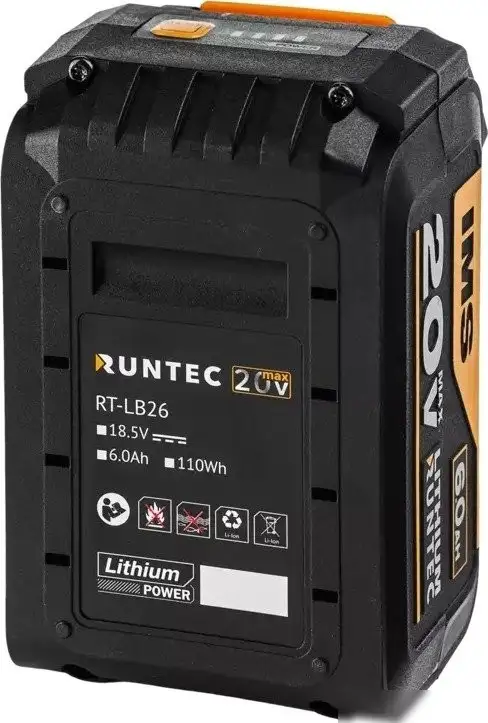 Аккумулятор Runtec RT-LB26 (20В/6 Ач) – фото товара