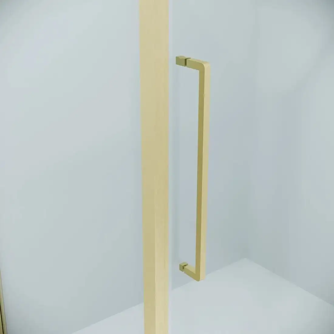 Душевой уголок Niagara Nova NG-45-9ASG-A90SG-34 90х90х195 (золото сатин/прозрачное стекло) - фото товара