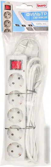 Сетевой фильтр Buro 500SL-3-G – фото товара