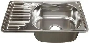 Кухонная мойка Mixline 536117 (правая, полированная, 0.8 мм)