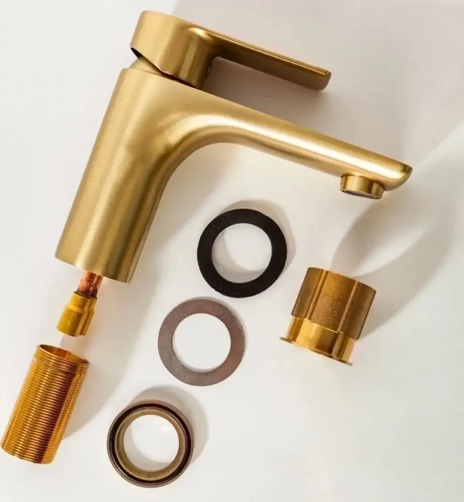 Смеситель Hansberge H1099 (золото матовый) - фото товара