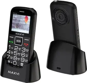 Телефон Maxvi B5ds up (черный) – изображение в каталоге