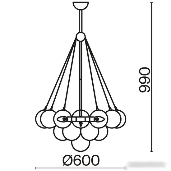 Подвесная люстра Freya Fiesta FR5231PL-06BS – фото товара
