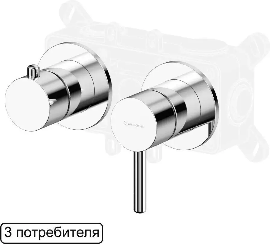 Смеситель Whitecross Y1243CR (хром) - фото товара
