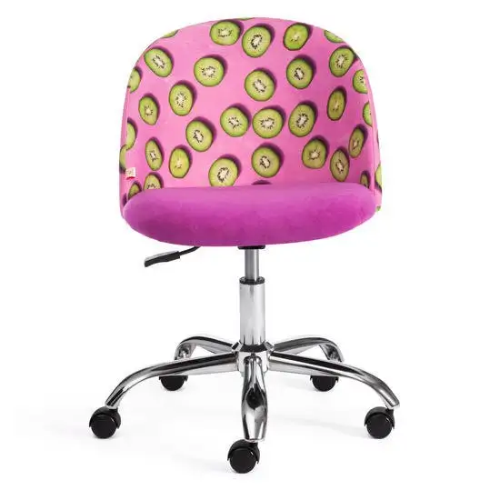 Кресло TetChair Melody Botanica 06 kiwi/138 (ткань/флок, фиолетовый) – фото товара