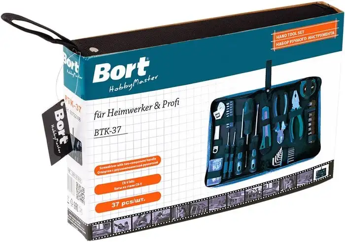 Универсальный набор инструментов Bort BTK-37 (36 предметов) – фото товара