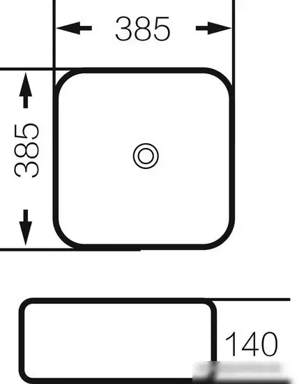 Умывальник Grossman GR-4040BW - фото товара