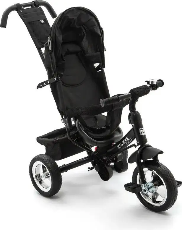 Детский велосипед Zigzag Classic 10/8 5588/33549 (черный, разобранный, в коробке) – фото товара