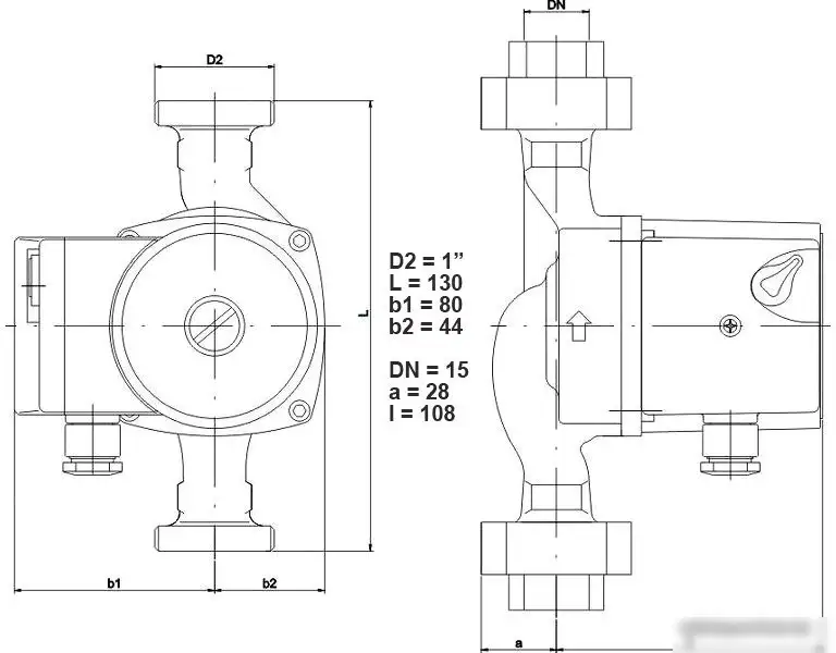 Циркуляционный насос IMP Pumps GHN 15/40-130 - фото товара