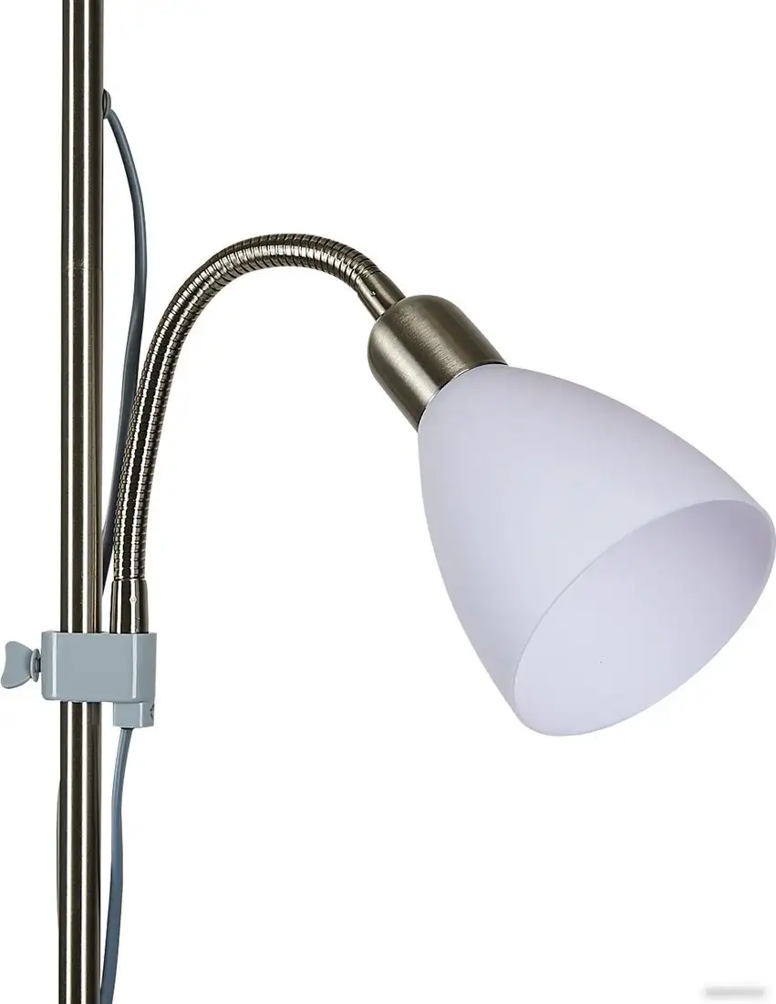 Торшер Uniel UML-T520 E27+E14 SILVER/WHITE UL-00010195 – фото товара